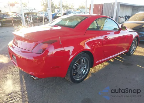 2002 Lexus Sc 430 z USA, uszkodzony, nr VIN JTHFN48Y320008866